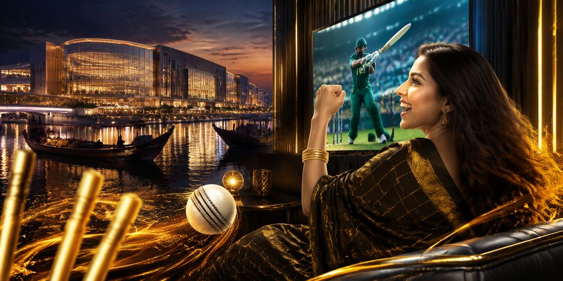 ঢাকায় বাংলাদেশি মডেলের সামনে ক্রিকেট বেটিং স্ক্রিন দেখানো হচ্ছে