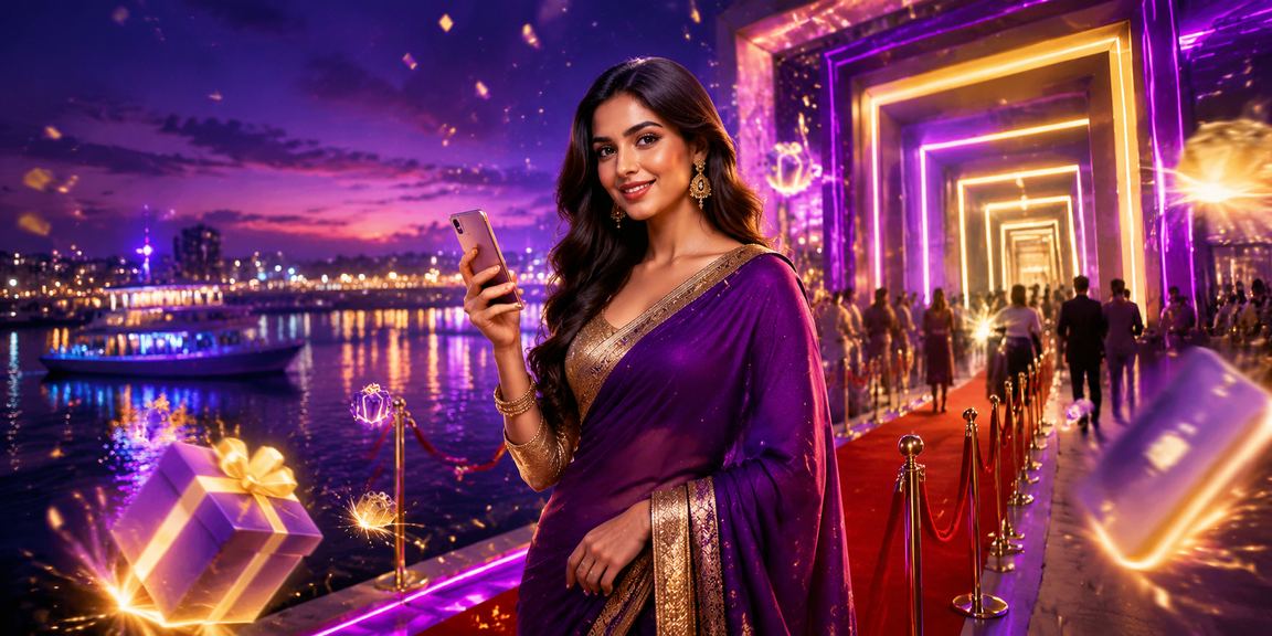 নারায়ণগঞ্জে নিয়ন আলোর পটভূমিতে মোবাইল পেমেন্ট করছেন একজন ব্যবহারকারী